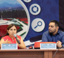 Fotografía palabras comisionada Mireya Arteaga