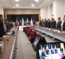 Foto comisionados en inicio de Sesión del Consejo del SNT